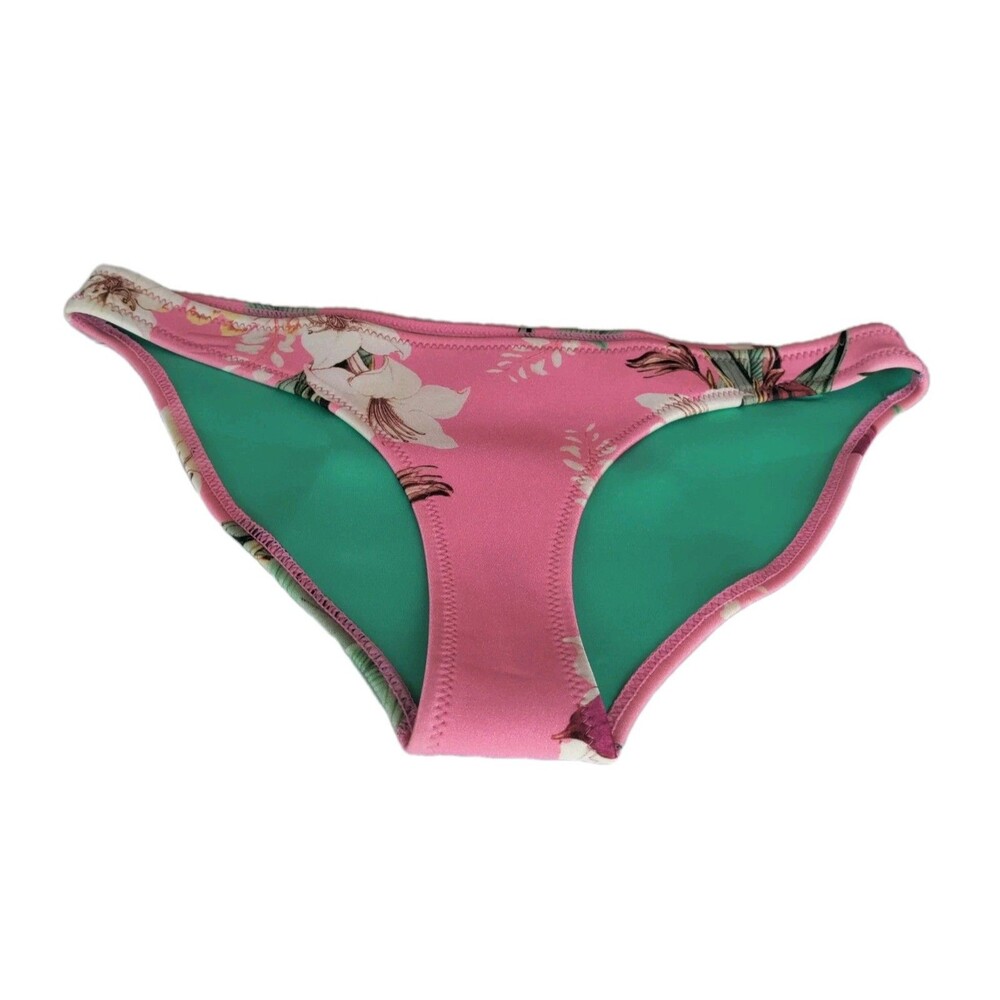 Triangl Floral Neoprene Bikini BOTTOM Women's Size Large